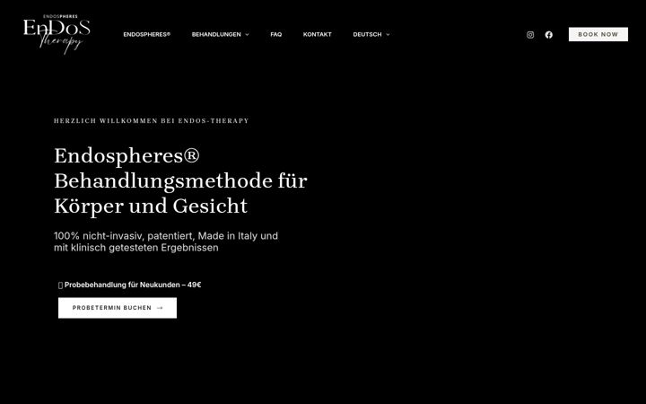 Screenshot του endos-therapy.de
