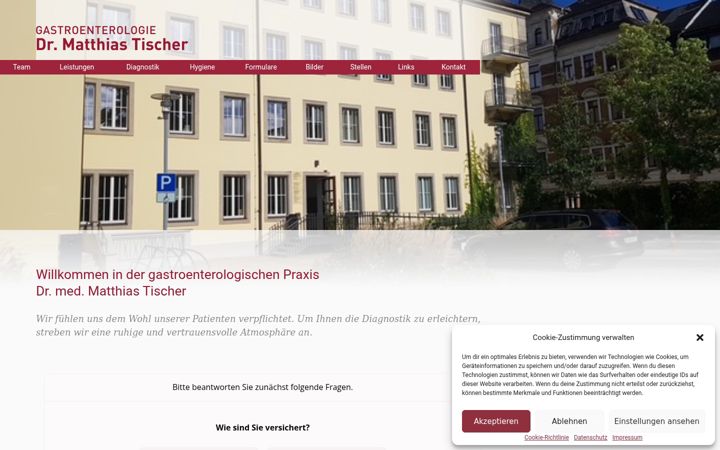 Screenshot του endoskopie-dresden.de