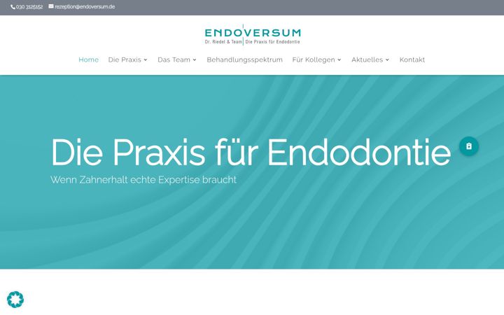 Captura de ecrã de endoversum.de