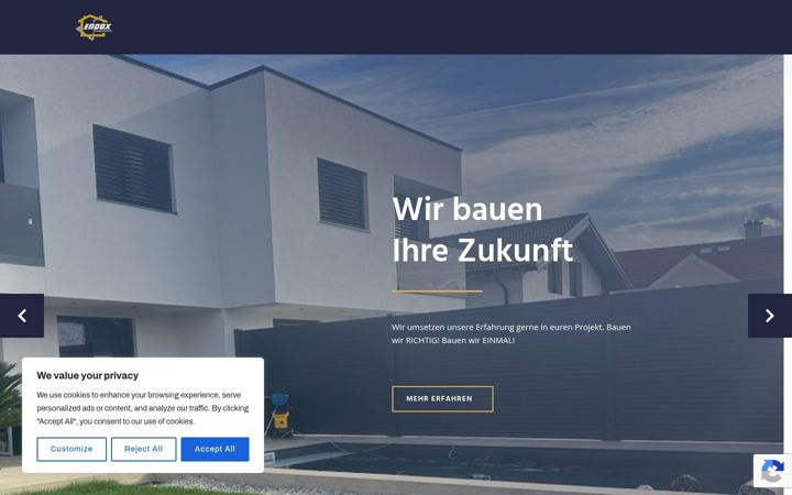 Screenshot of endox-bau.com