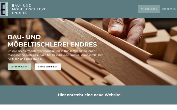 Screenshot of endres-tischlerei.de