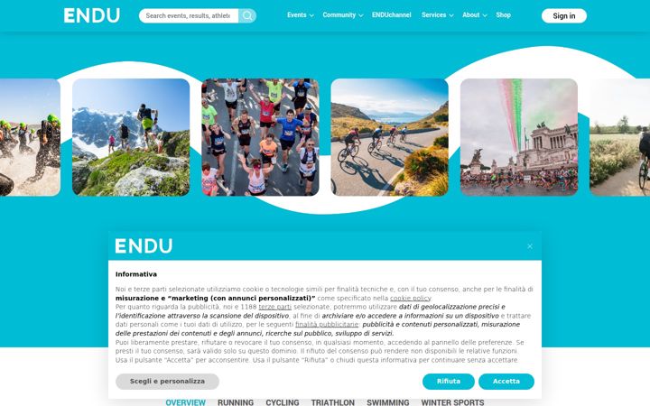 Screenshot ta' endu.net