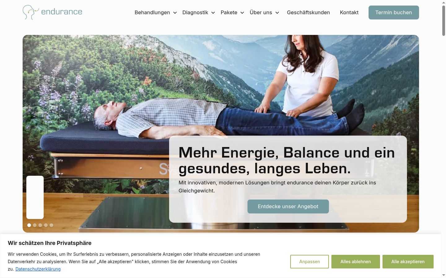 Capture d'écran de la bannière de consentement affichée avant toute interaction
