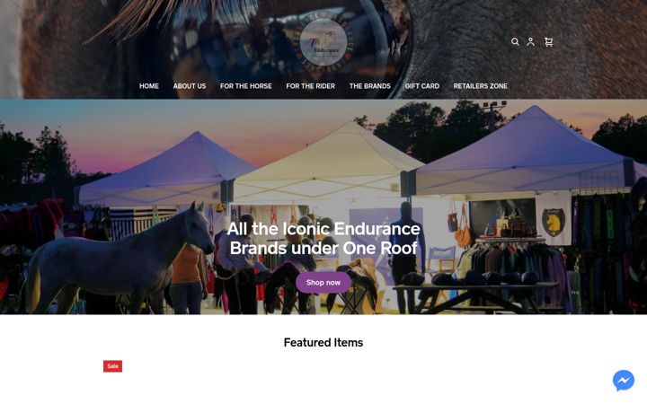Captura de ecrã de enduranceboutique.net