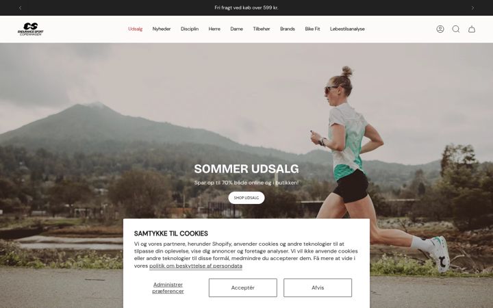 Screenshot of endurancesport.dk