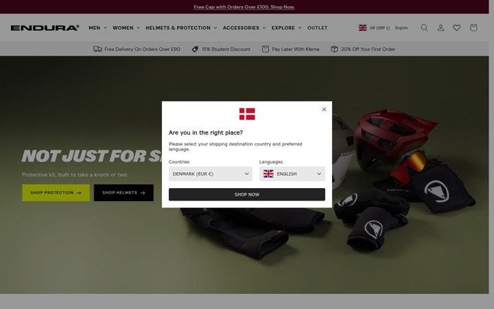 Screenshot of endurasport.com