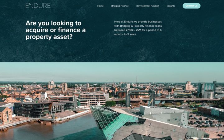 Screenshot of endurefund.com