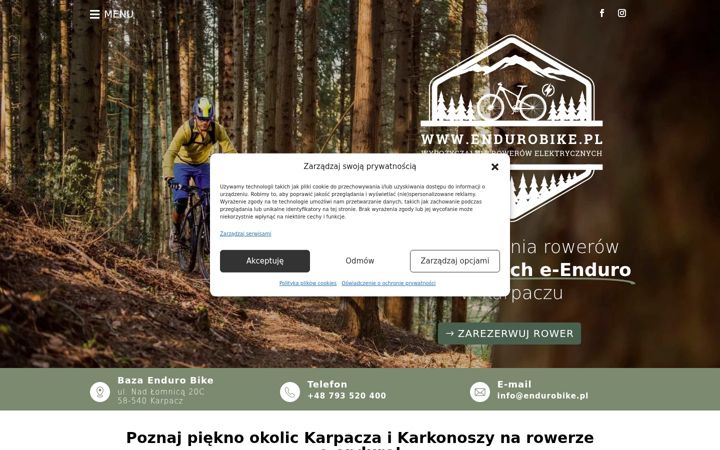Ekrānuzņēmums no endurobike.pl