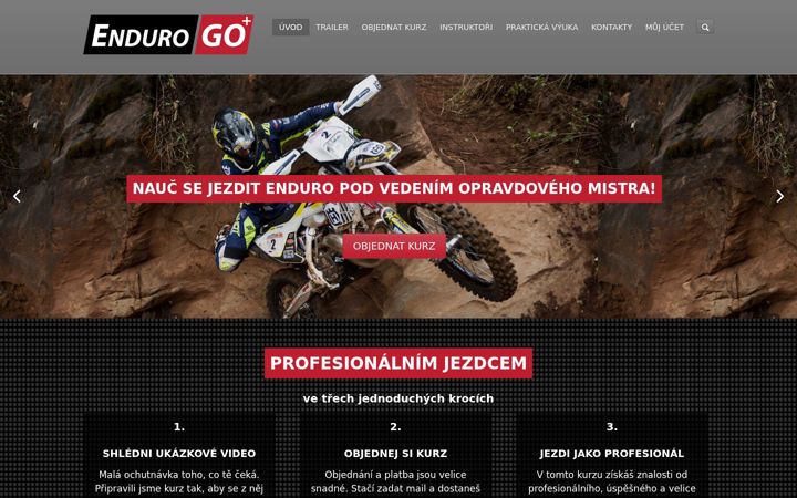 Captura de pantalla de endurogo.cz