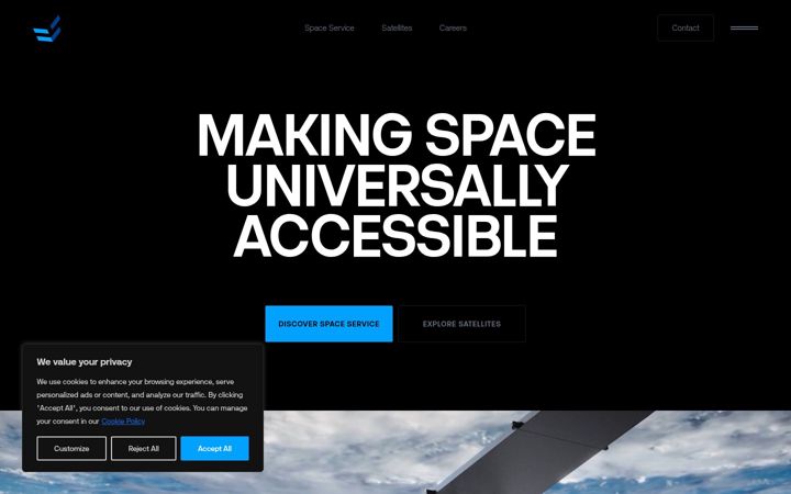 Screenshot of endurosat.com