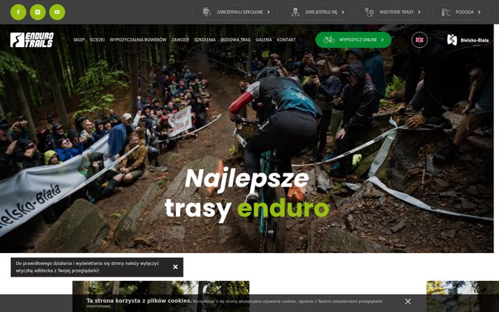 Snímek obrazovky endurotrails.pl
