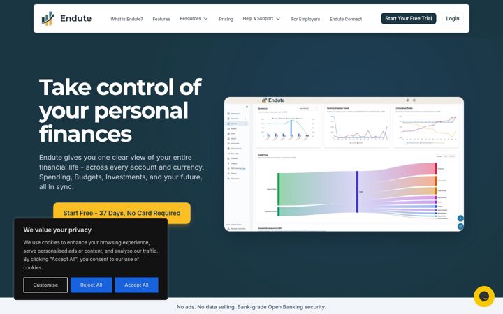 Screenshot of endute.com