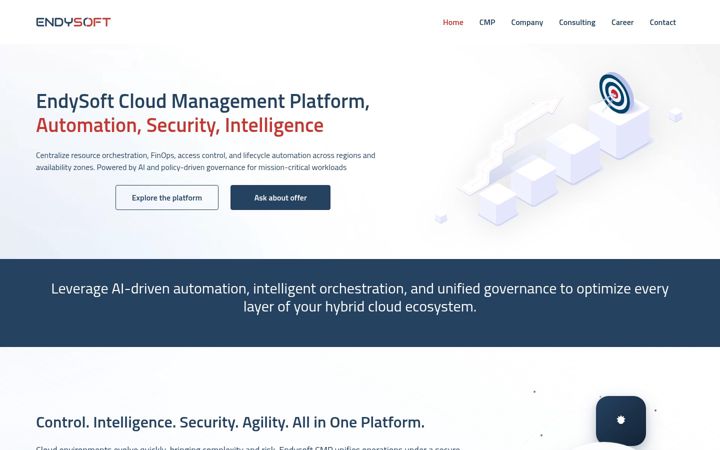 Screenshot of endysoft.com
