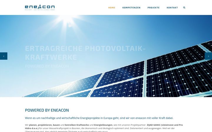 Screenshot of eneacon.com