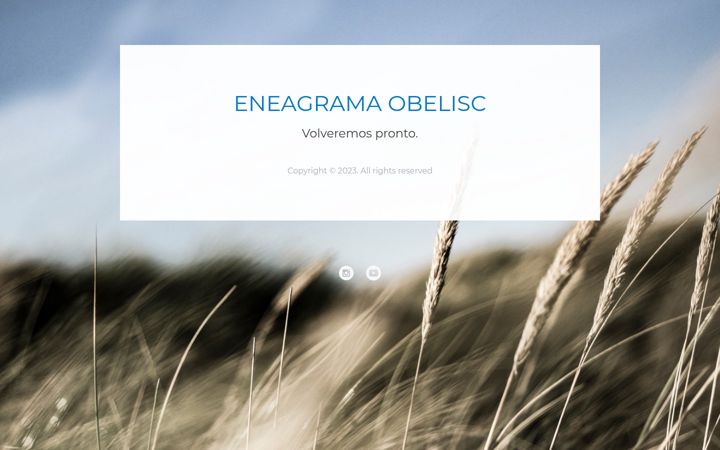 Screenshot of eneagramaobelisc.com