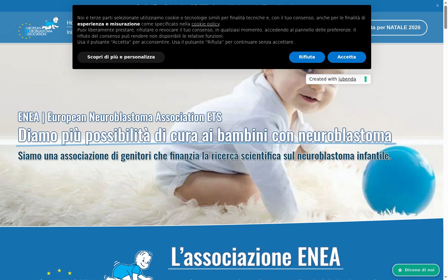 Capture d'écran de la bannière de consentement affichée avant toute interaction