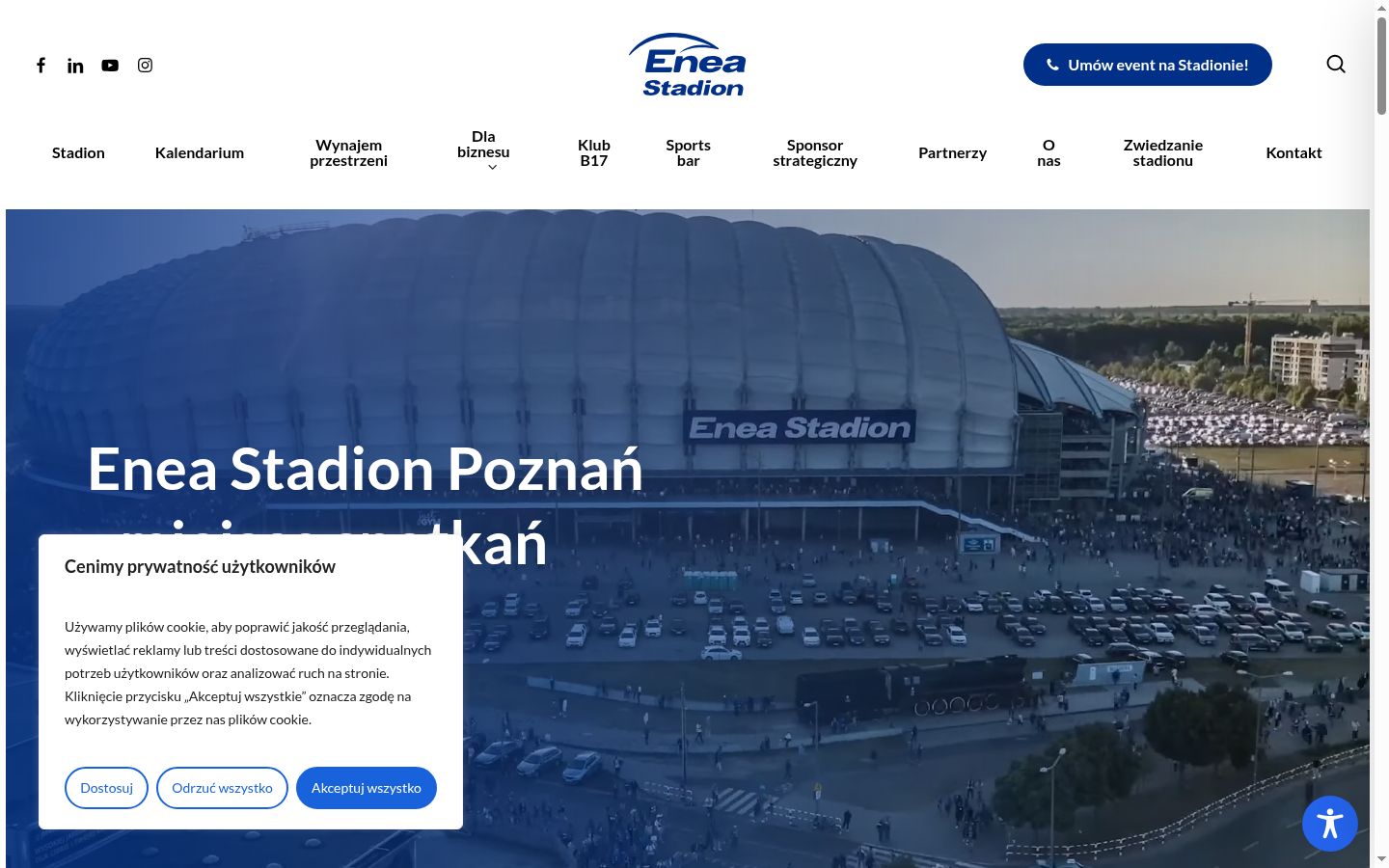 Screenshot tal-banner tal-kunsens muri qabel kwalunkwe interazzjoni