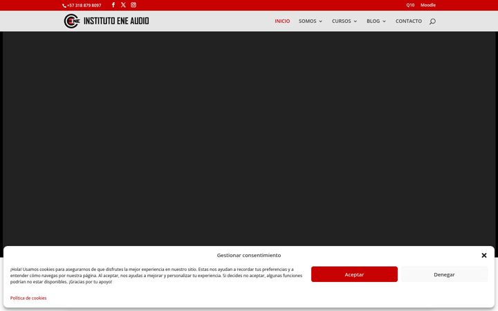 Screenshot of eneaudio.edu.co