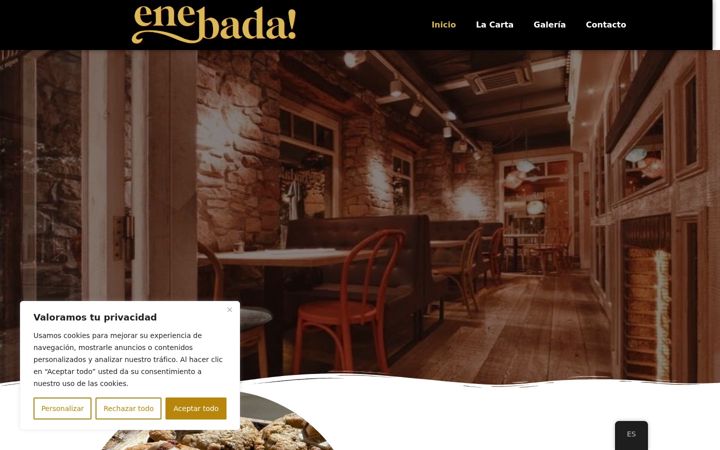Screenshot of enebadamungia.com