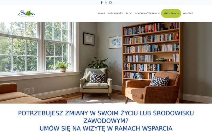 Snímek obrazovky enebaszkolenia.pl
