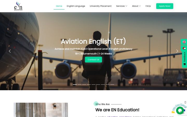 Screenshot ta' eneducation.co.uk
