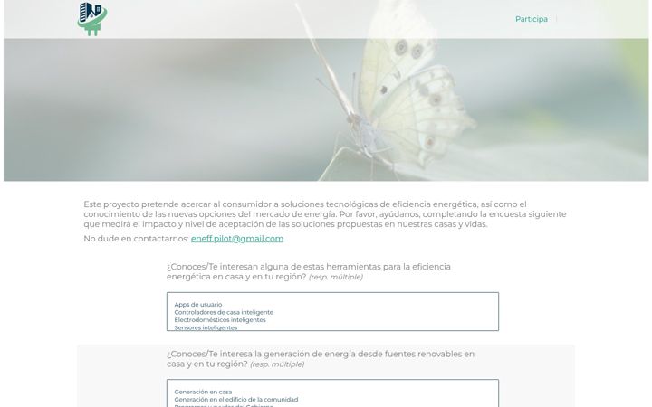 Capture d'écran de eneffpilotplus.es