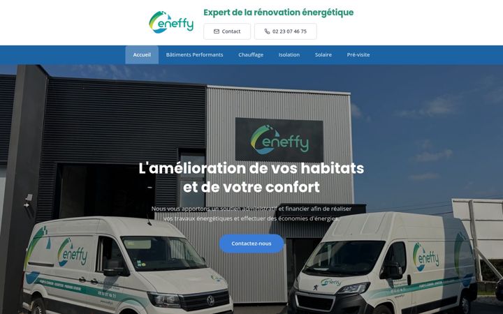Screenshot of eneffy.fr