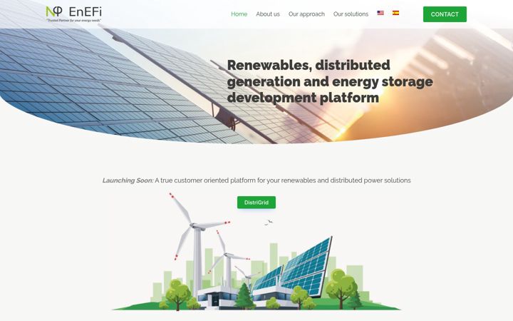 Screenshot of enefi-na.com