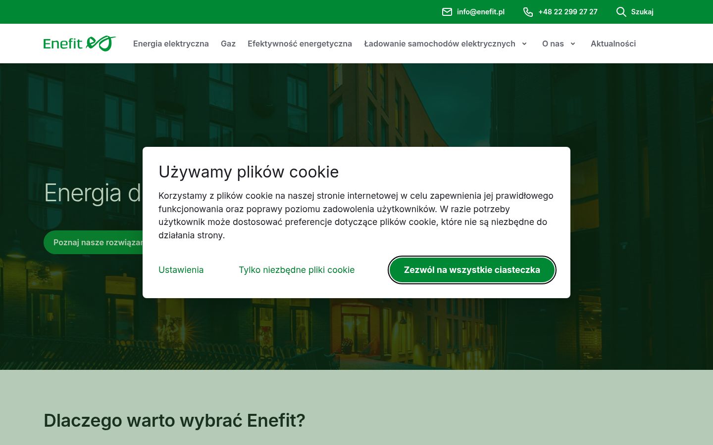 Snímek obrazovky baneru souhlasu zobrazeného před jakoukoli interakcí