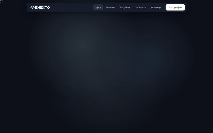 Screenshot van enekto.no