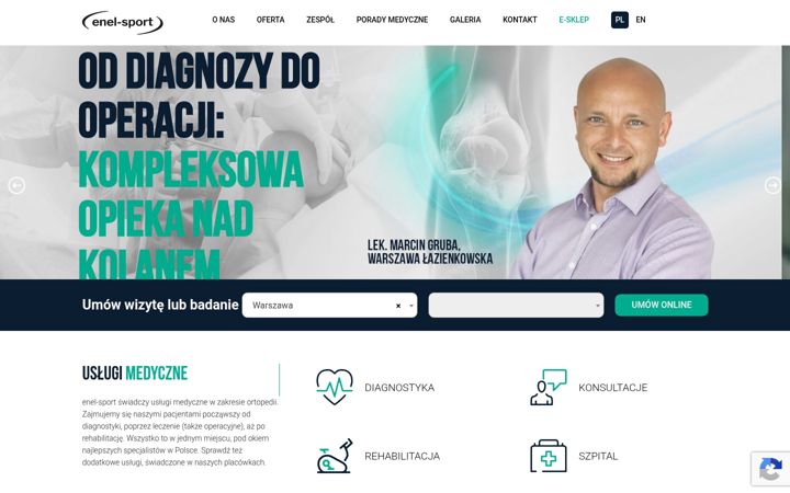 Snímek obrazovky enelsport.pl