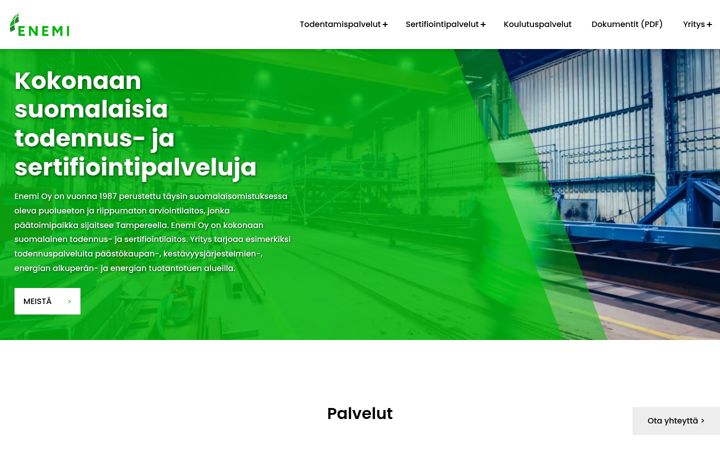 Screenshot of enemi.com