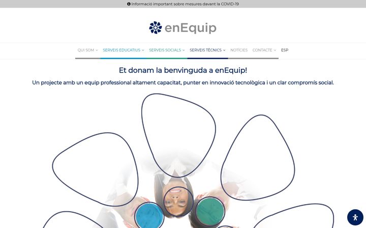 Capture d'écran de enequip.es