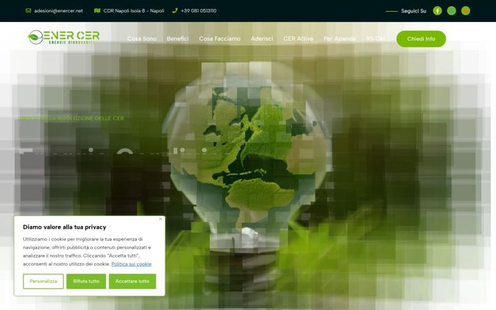 Captura de ecrã de enercer.net