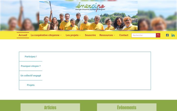 Screenshot of enercipa.fr