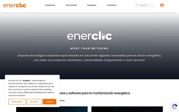 Capture d'écran de enerclic.es