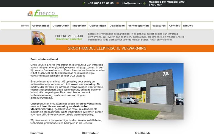 Screenshot of enerco-international.com