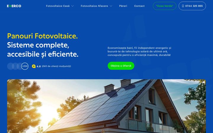 Captura de pantalla de enerco.ro