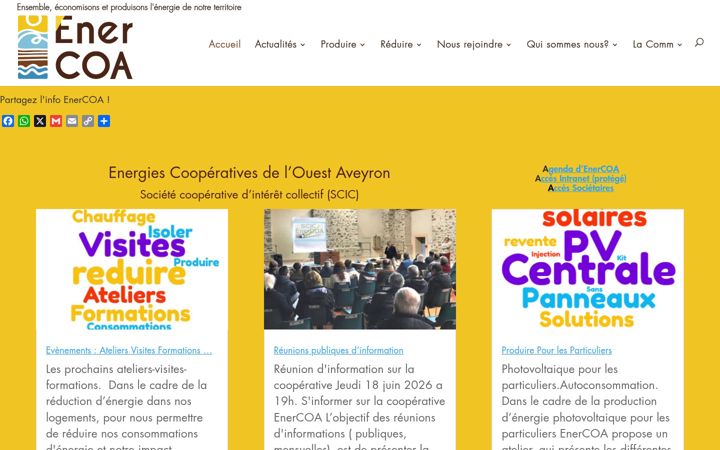 Screenshot of enercoa.fr