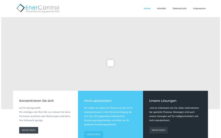 Ekrānuzņēmums no enercontrol-steuerberater.de