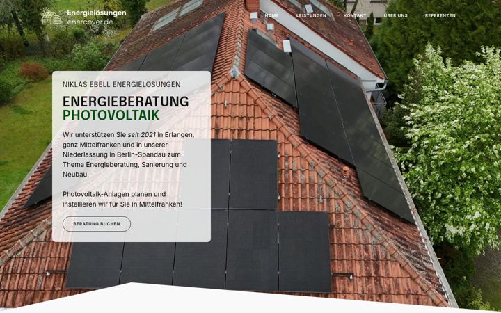 Ekrānuzņēmums no enercover.de