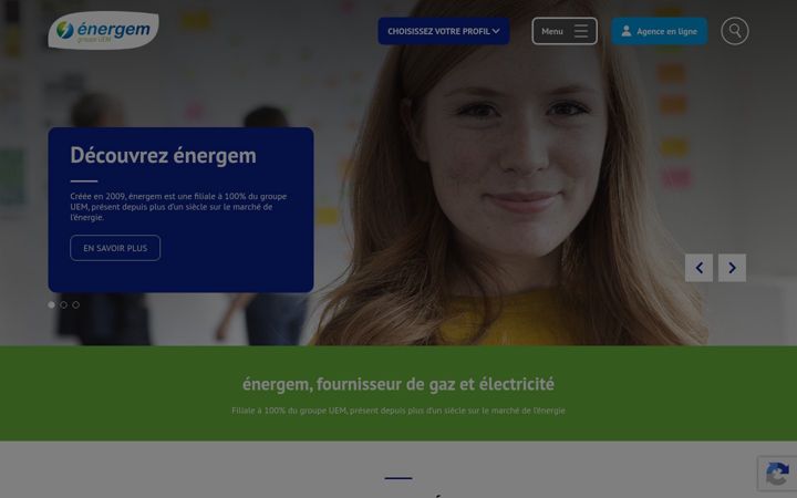 Skjámynd af energem.fr