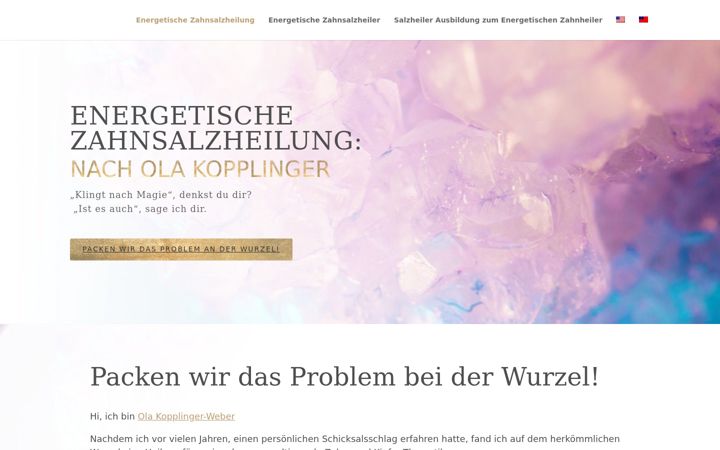 Screenshot of energetic-teeth-healing.com