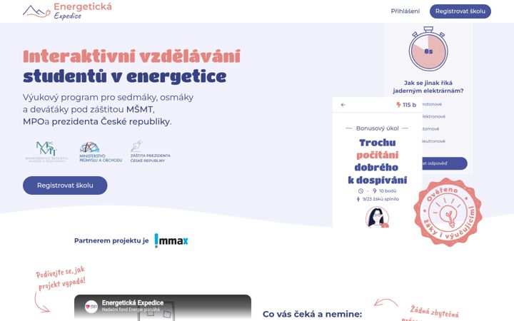 Captura de pantalla de energeticka-expedice.cz