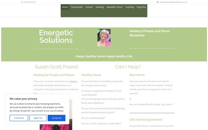 Snímek obrazovky energeticsolutions.co.uk