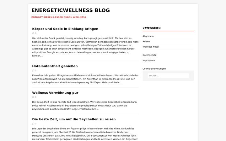 Ekrānuzņēmums no energeticwellness.de