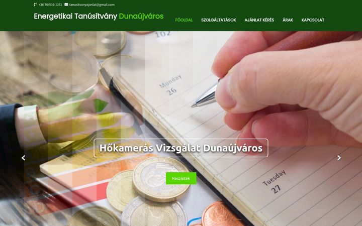 Snímek obrazovky energetikai-tanusitvany-dunaujvaros.hu