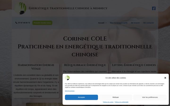 Screenshot of energetique-traditionnelle-chinoise-mennecy.fr
