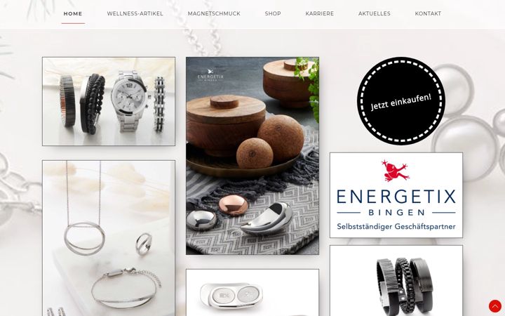 Ekrānuzņēmums no energetix-webshop.de