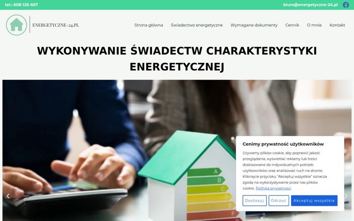 Snímek obrazovky energetyczne-24.pl